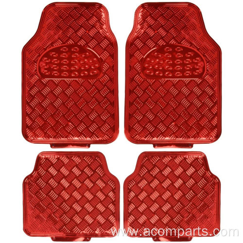 Metallic Design Car Floor Mat